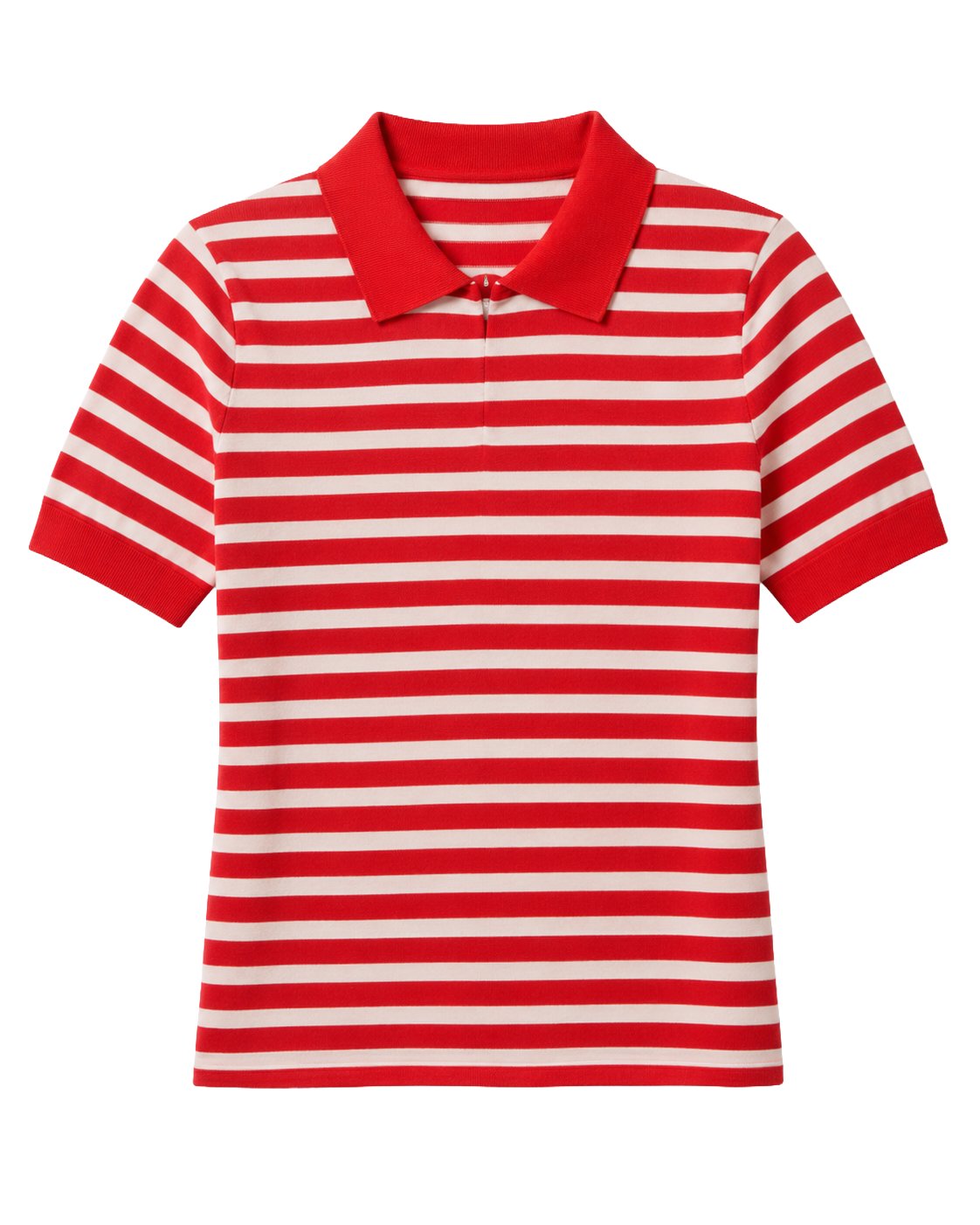 Look — çizgili triko polo
