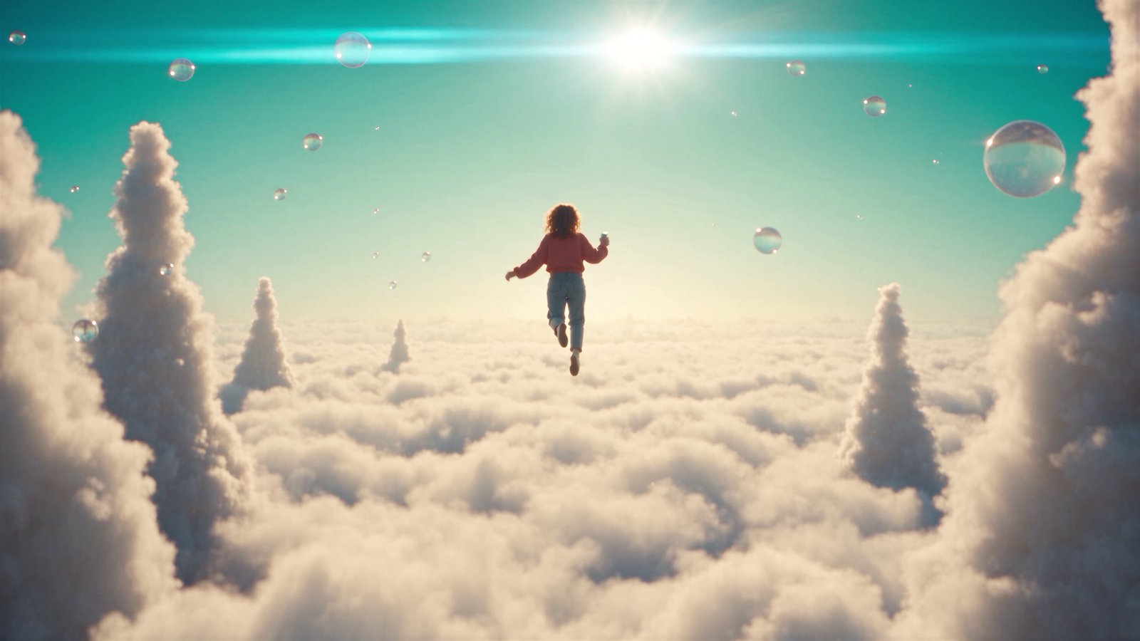 Flying above the cloud forest
